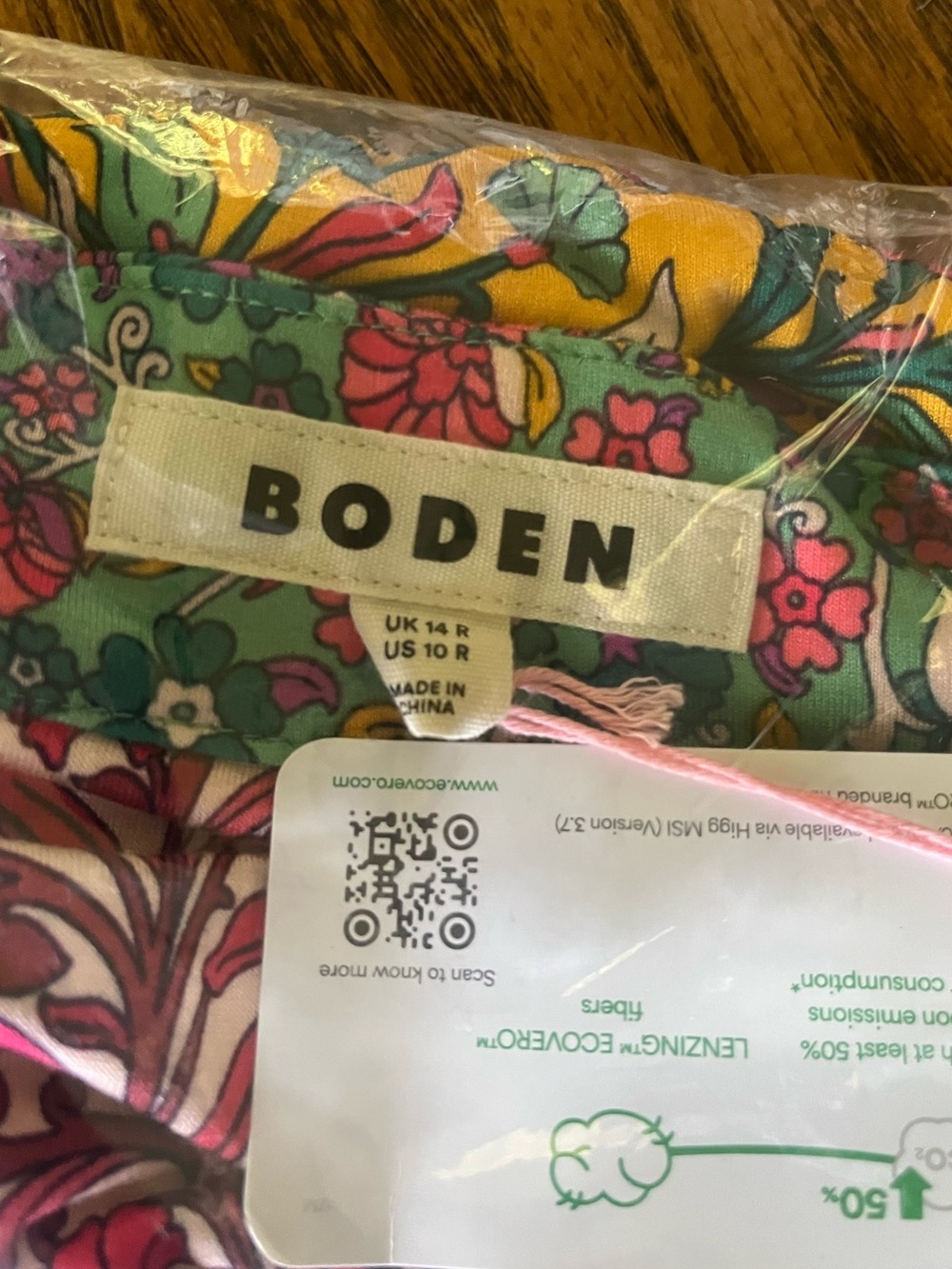 Women’s Boden Olympia Jersey Maxi Dress 10 R nwt - Picture 7 of 15